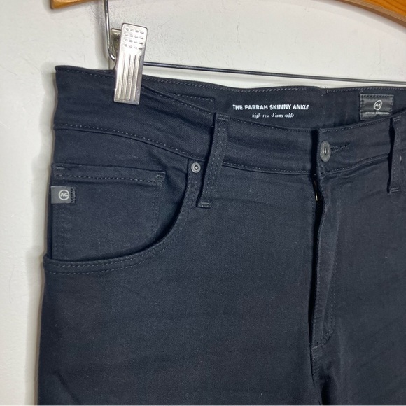 Adriano Goldschmied The Farrah skinny ankle black jeans size 31R - Picture 2 of 9